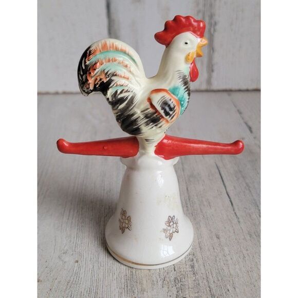 Vintage Chase‎ Japan rooster Bell farm animal decor - Picture 2 of 11
